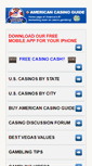 Mobile Screenshot of americancasinoguide.com